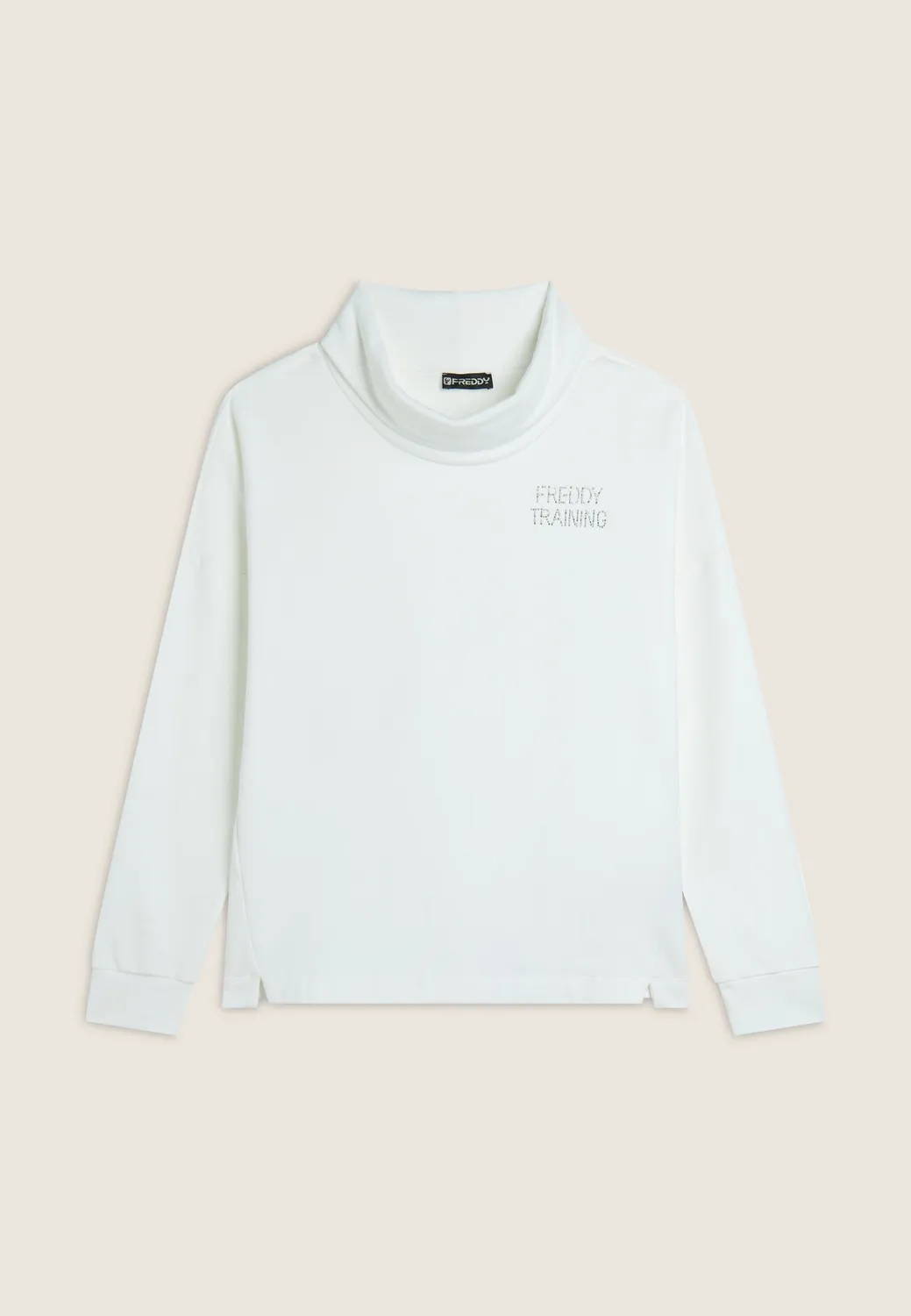 Freddy Training Comfort Fit Sweatshirt Boysenberry Nieten-Logo