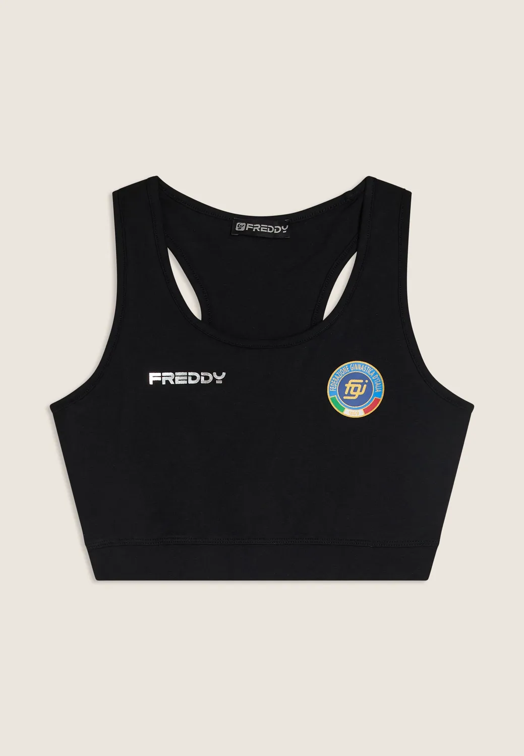 Freddy FGI Sporttop Damen Navy M blickdicht stützend