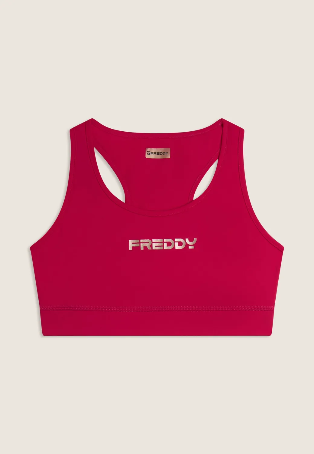 Freddy Sport-BH Top mittlerer Halt schwarz atmungsaktiv