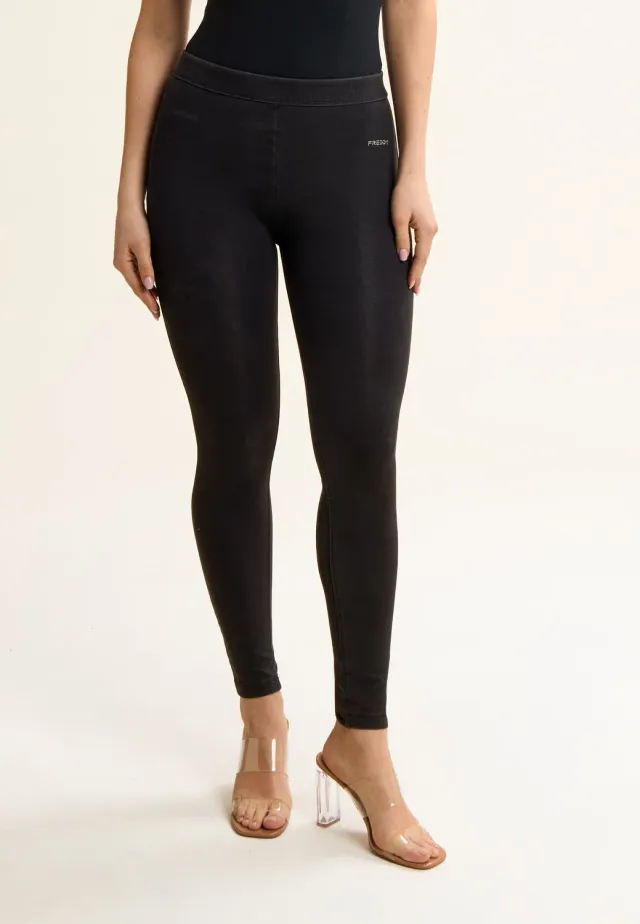 Freddy WR.UP Core Leggings Jeans Optik hoher Bund blickdicht
