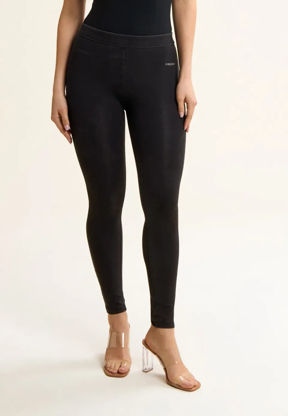 Freddy WR.UP Core Leggings Jeans Optik hoher Bund blickdicht