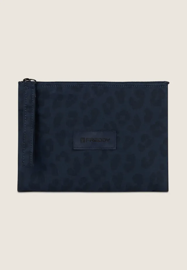 Freddy Clutch Leopard Polyester Reissverschluss