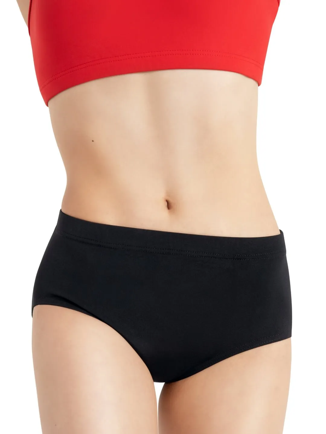 Capezio Team Basics TB111 Tanz-Slip Schwarz nahtarm