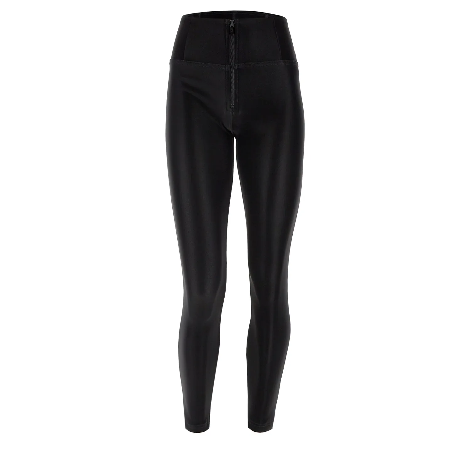 Freddy WR.UP Superskinny Kunstleder-Leggings Demitasse Wet-Look