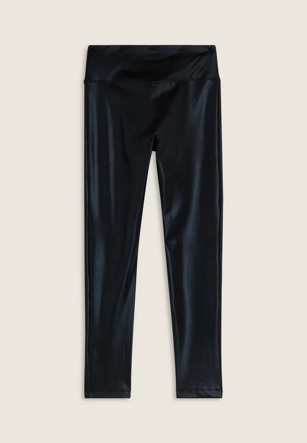Freddy 7/8 Leggings Schwarz Wet-Look Coated Regular