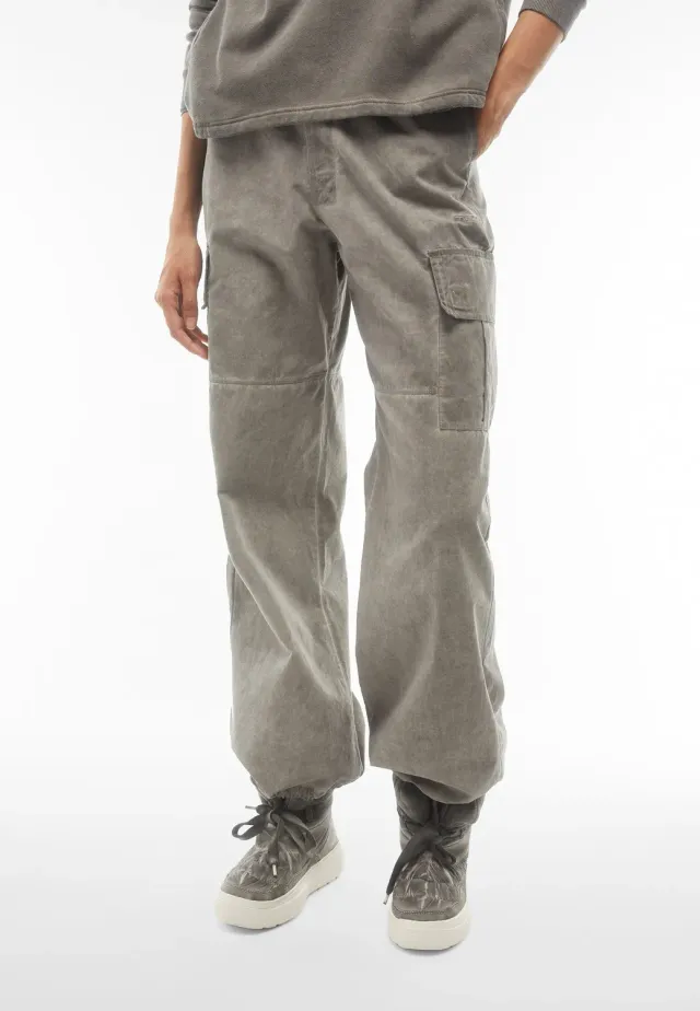 Freddy Cargo Hose Canvas Cold Dyed Gray Asphalt