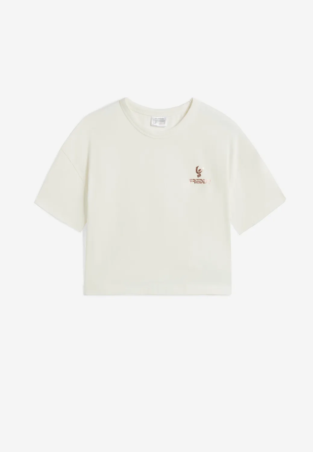 Freddy Comfort Fit T-Shirt Mädchen Schwarz Baumwolle