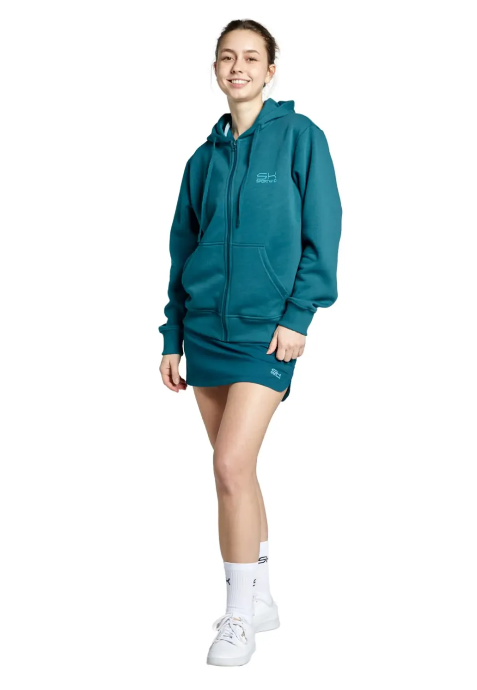 Sportkind Zip-Hoodie Kapuzenjacke Unisex mit Reißverschluss