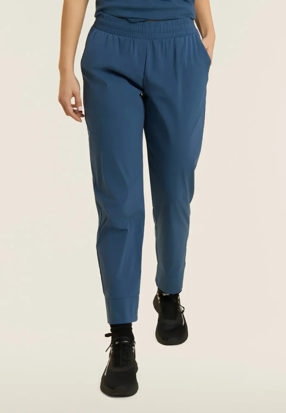 Freddy Cropped Hose Karotte Popeline Dunkelblau M