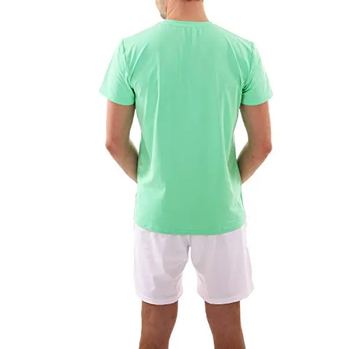 SPORTKIND Rundhals T-Shirt lindgrün 134 UV-Schutz