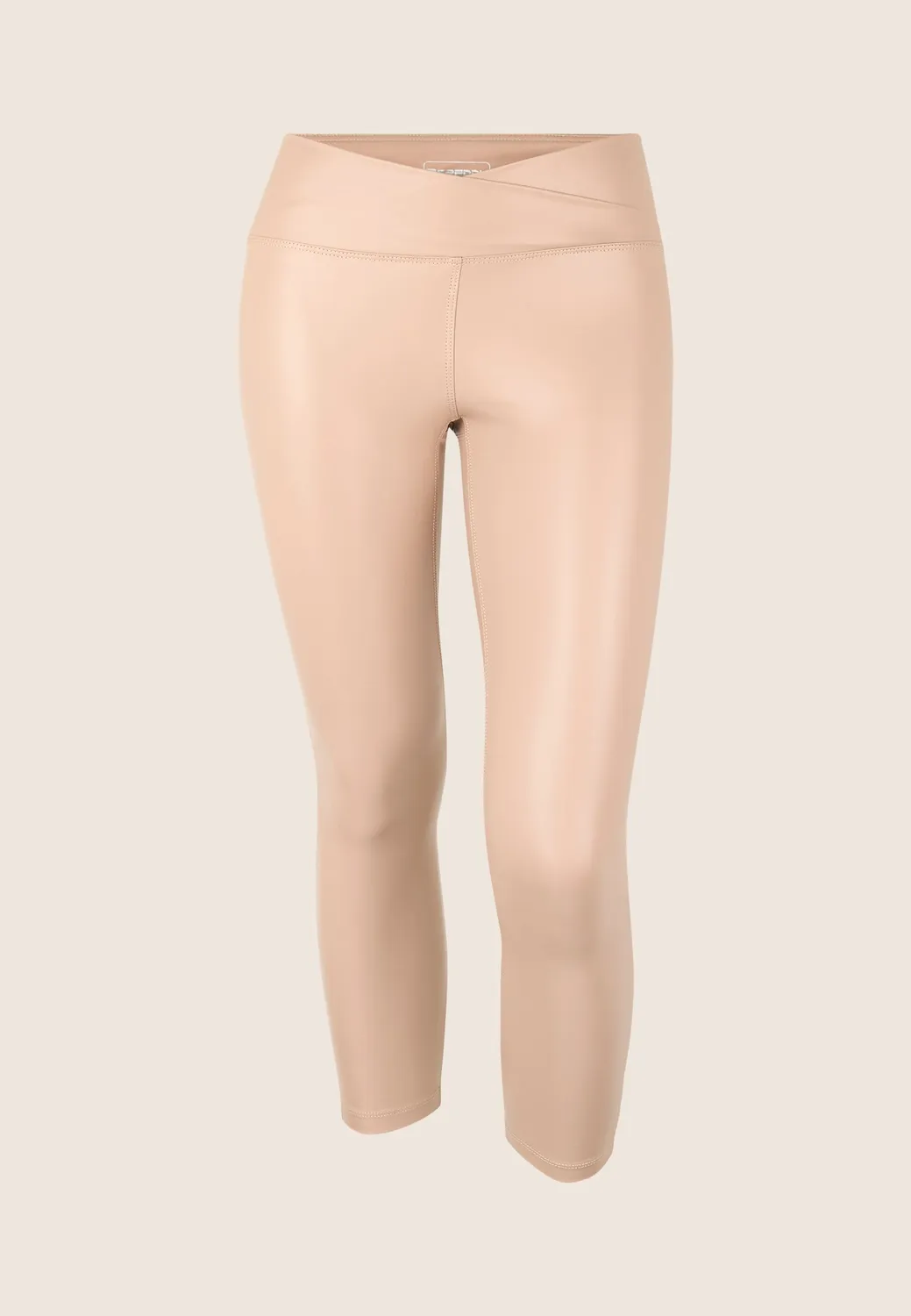 Freddy 7/8 Incrocio Leggings Forged Iron Vinyl-Look