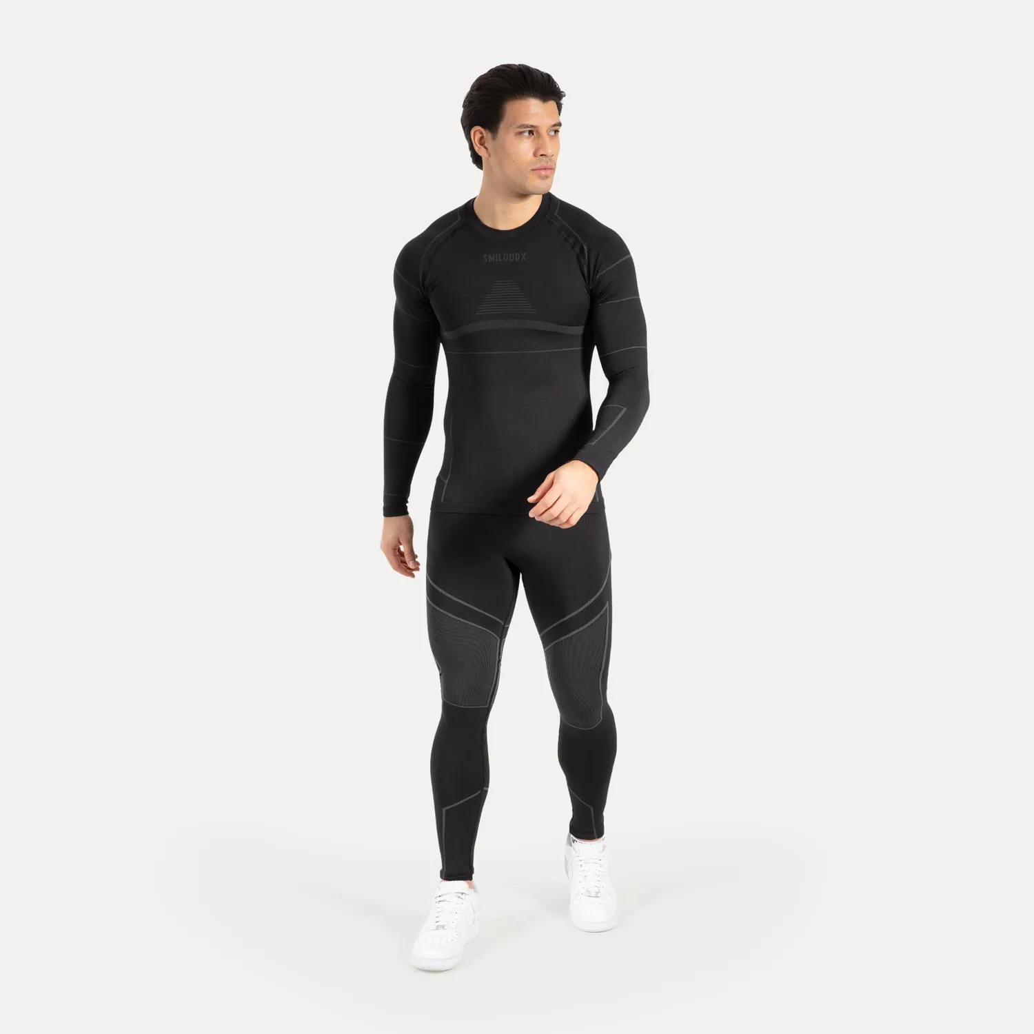 Smilodox Zeyn Tarian Seamless Thermo Set Schwarz wärmend