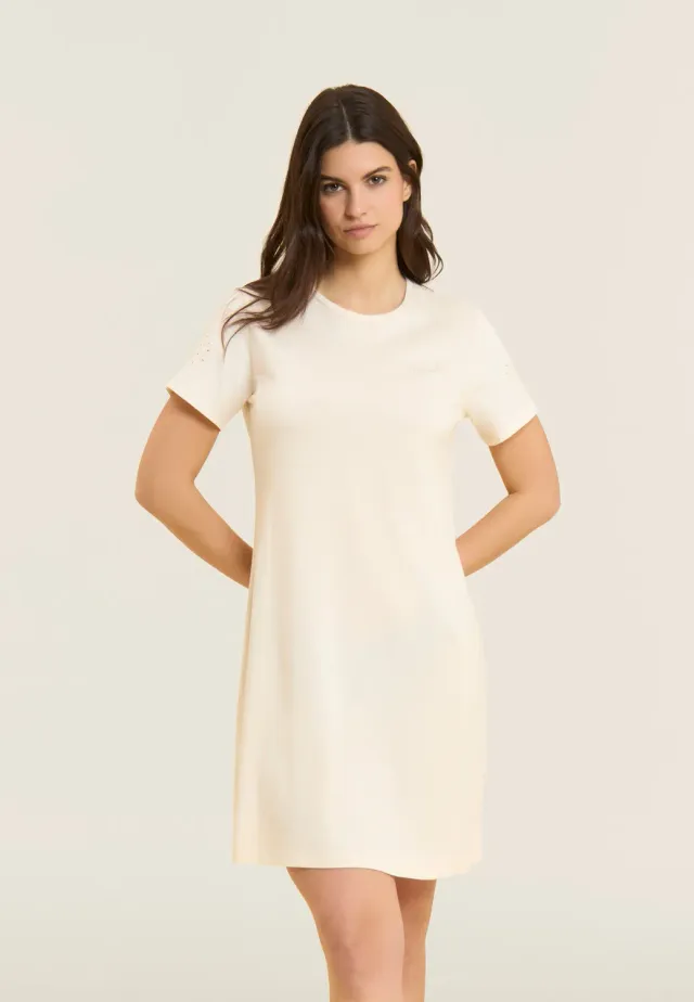 Freddy Kleid Damen Dunkelblau Baumwolle