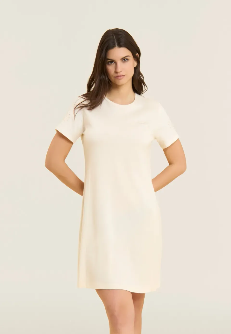 Freddy Kleid Damen Dunkelblau Baumwolle