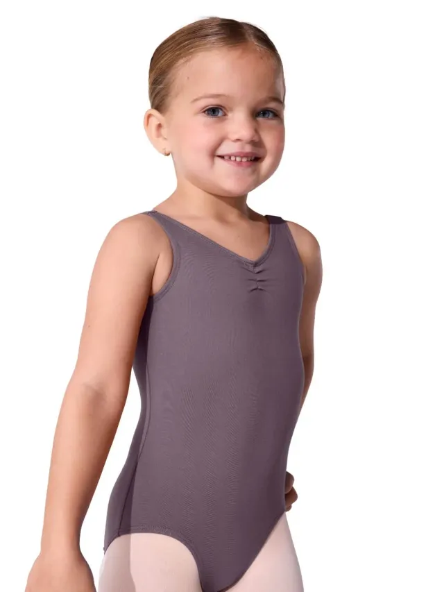 Capezio Essentials ES1006C Trikot Kinder Rosa V-Ausschnitt