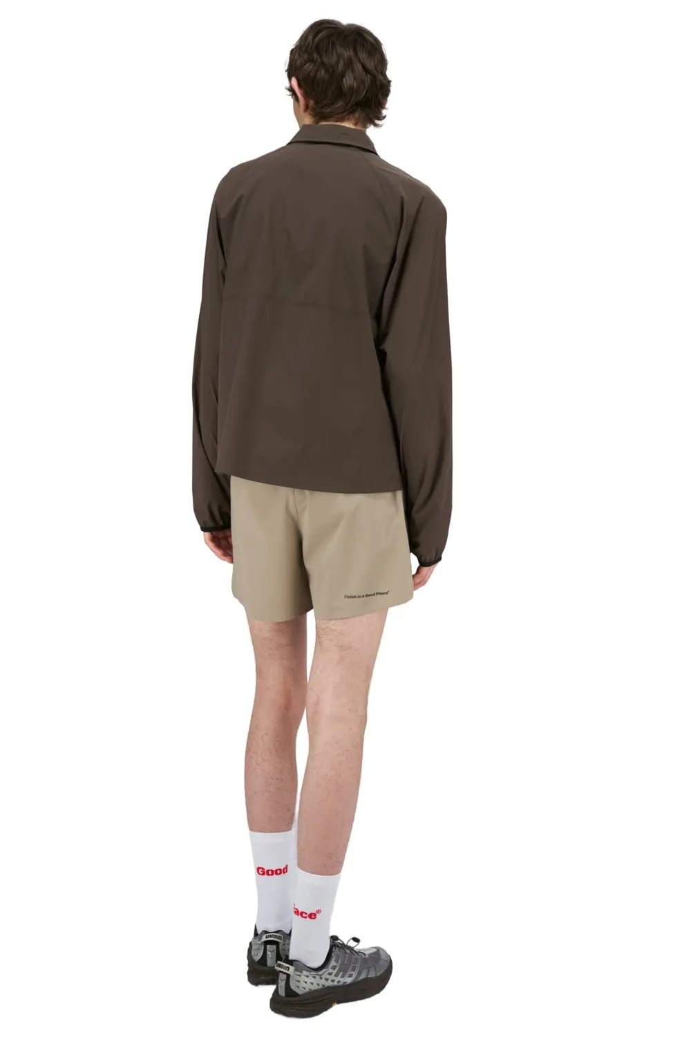 UNNA Run Wild Laufhemd Herren Espresso Langarm