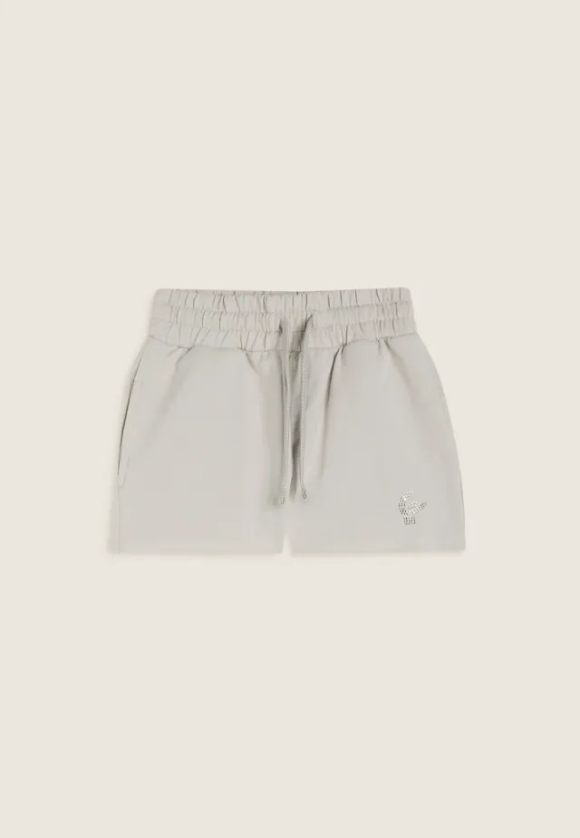 Freddy Mädchen Shorts Baumwolle Rosa Strasslogo