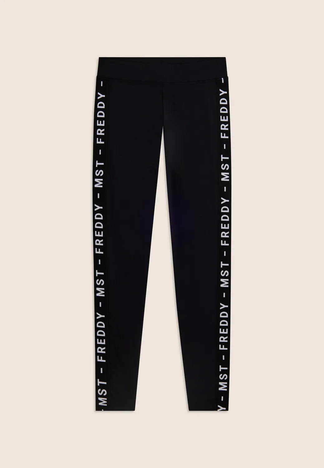 Freddy MST Leggings Schwarz Seitenstreifen Nylon