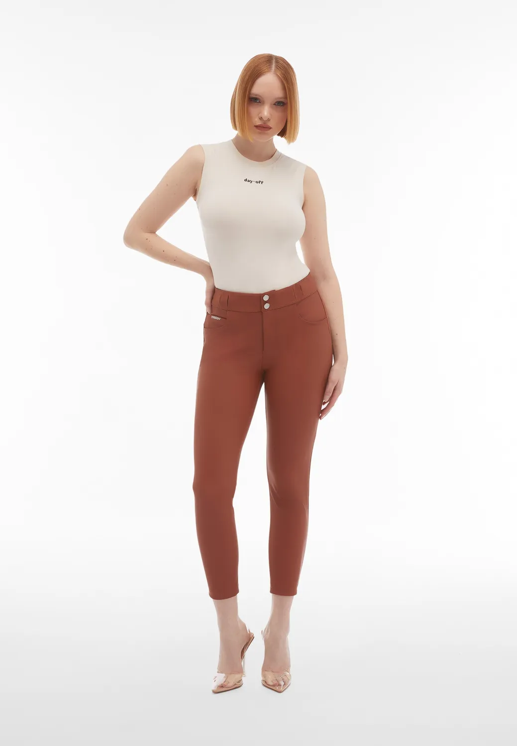 Freddy N.O.W. Superskinny Kunstleder-Hose Nero S