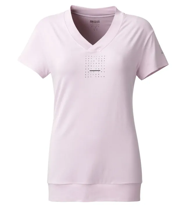 LPO Silva Funktionsshirt rosa V-Ausschnitt