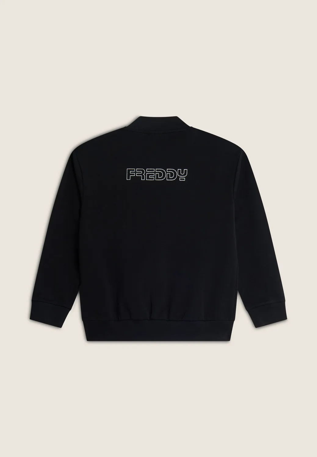 Freddy Kinder Sweatjacke Bomber Nero Zip Baumwolle