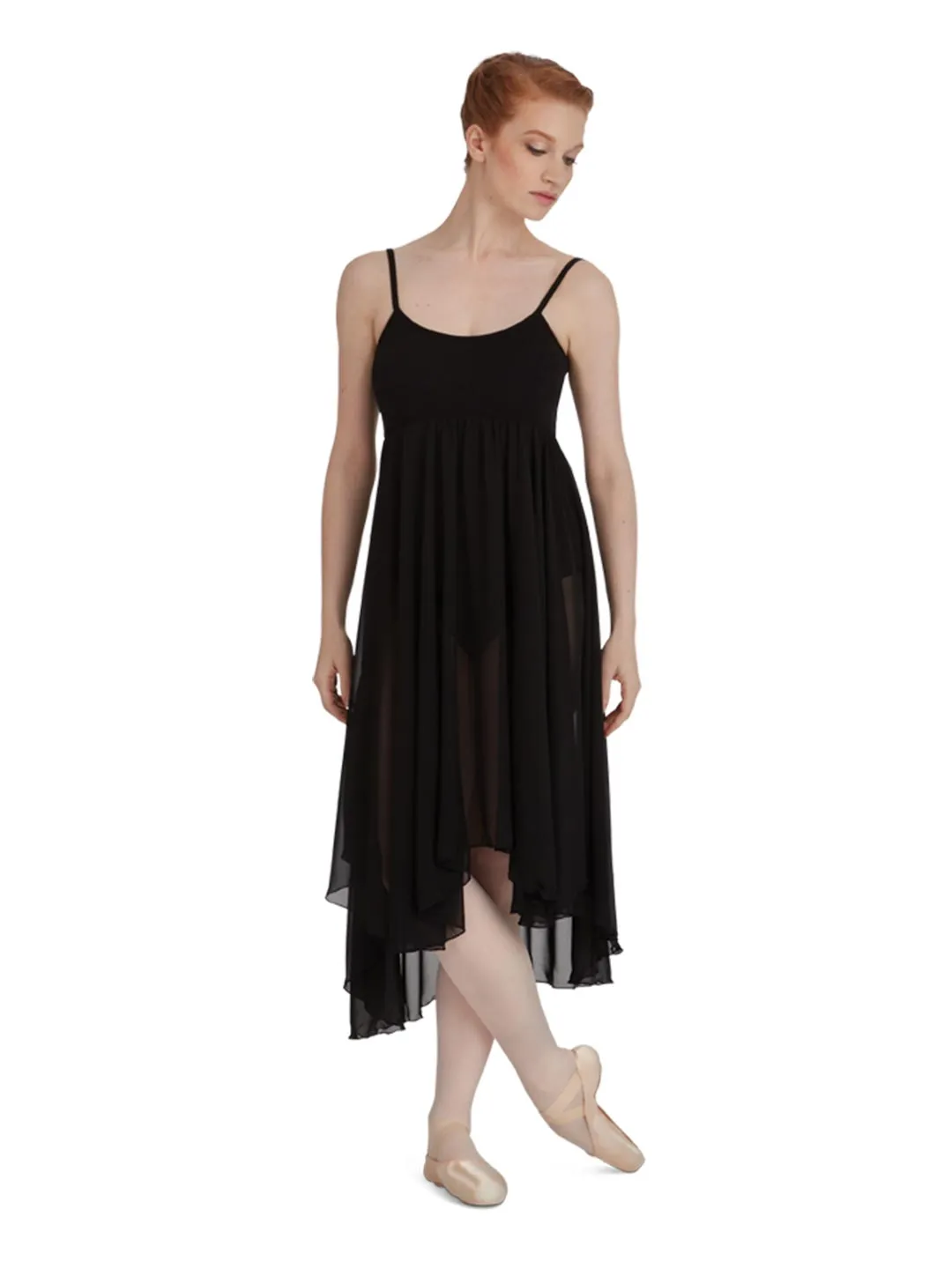 Capezio BG001 Empire Ballettkleid Schwarz S Georgette