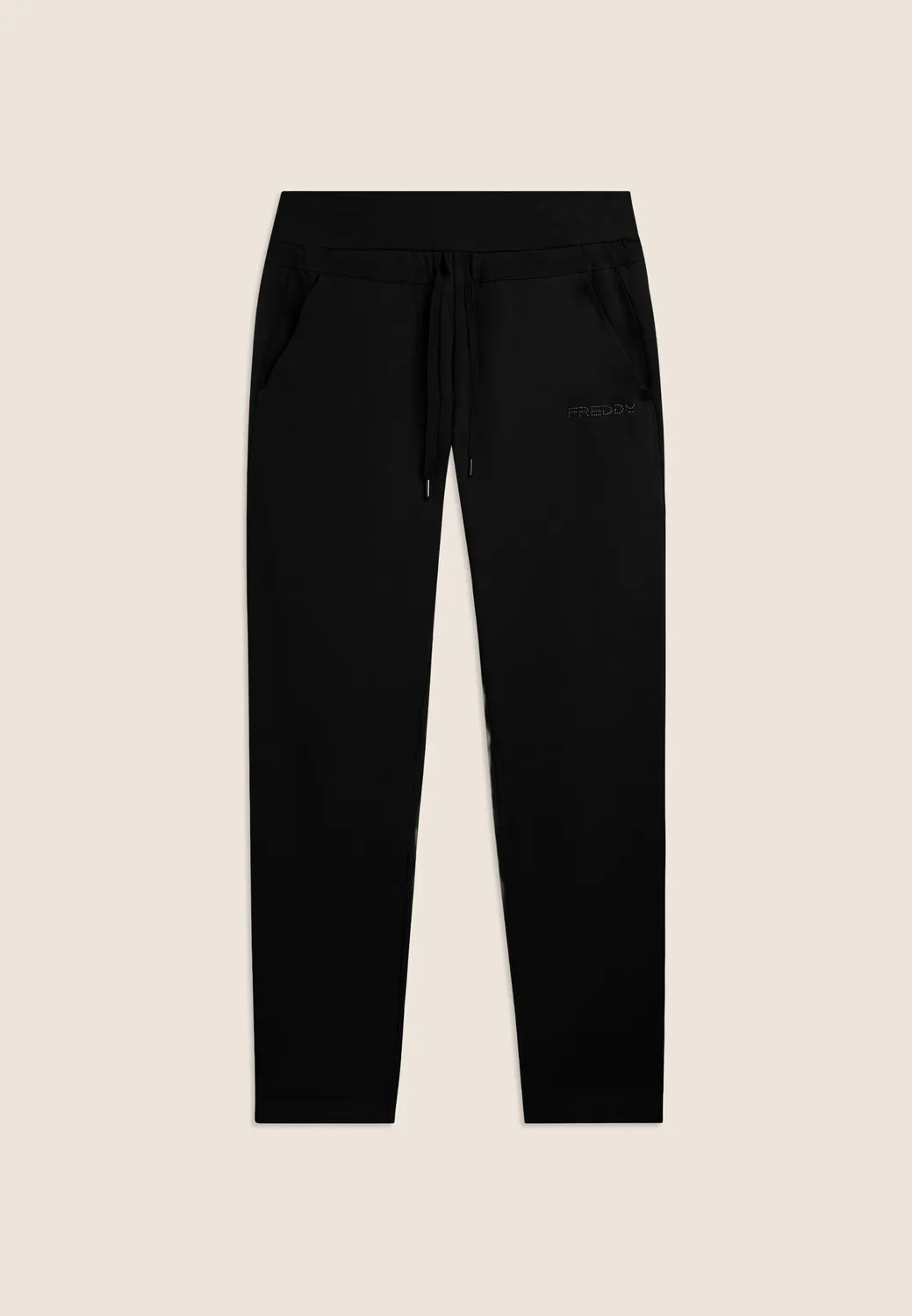 Freddy Jersey Sporthose Nero N Kordelzug Baumwolle