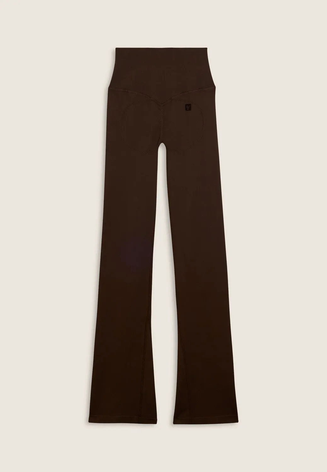 Freddy Leggings Seamless Flare High Waist Schwarz