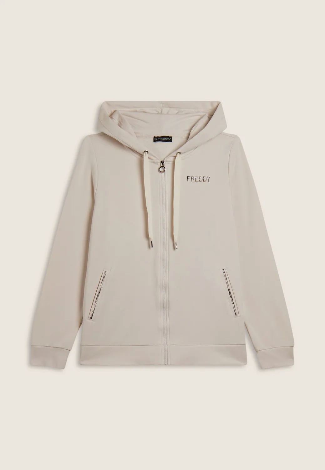 Freddy Strass Sweatjacke Damen Full-Zip Turbulence