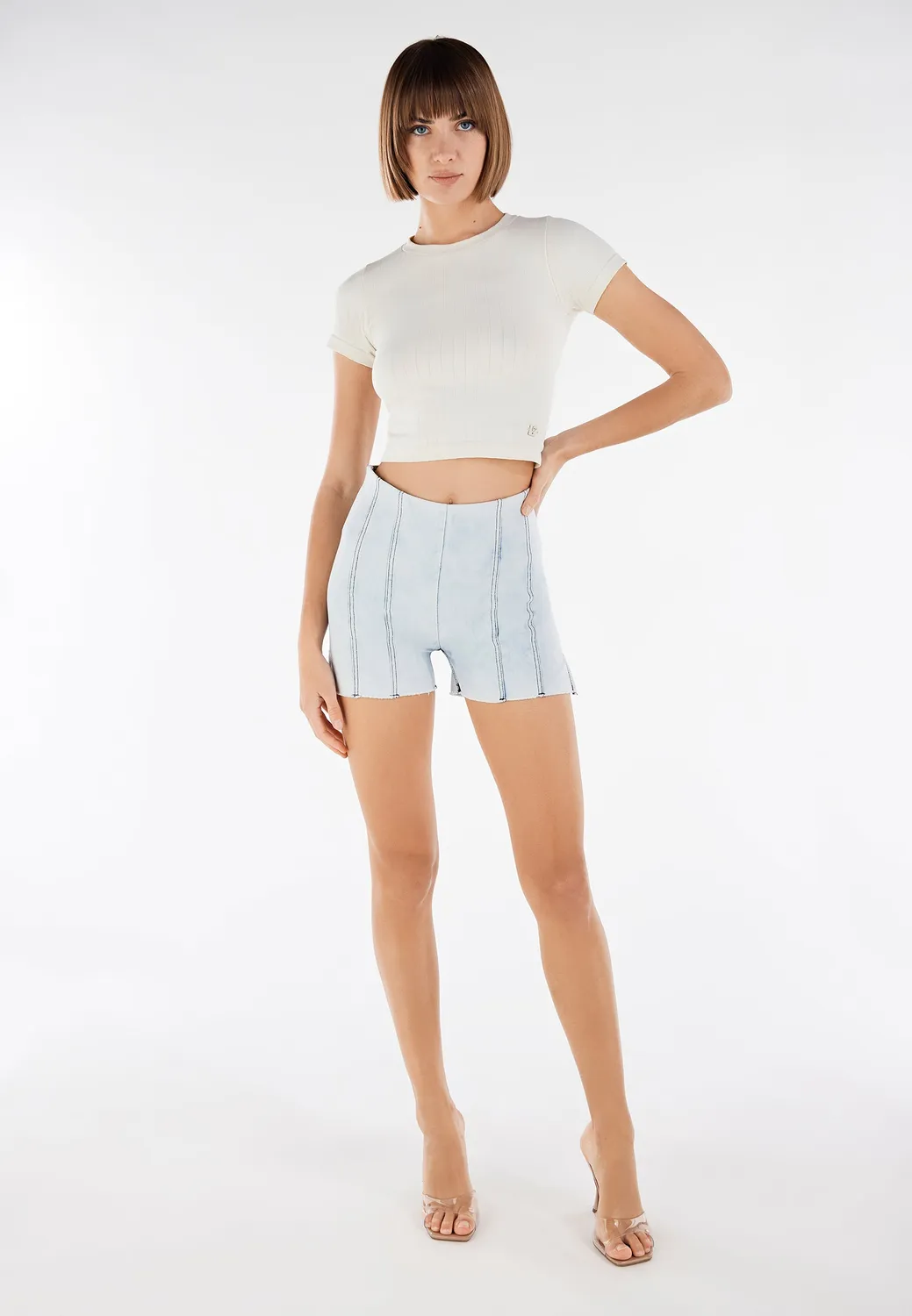 Freddy WR.UP Denim Shorts J93N Push-up hoch