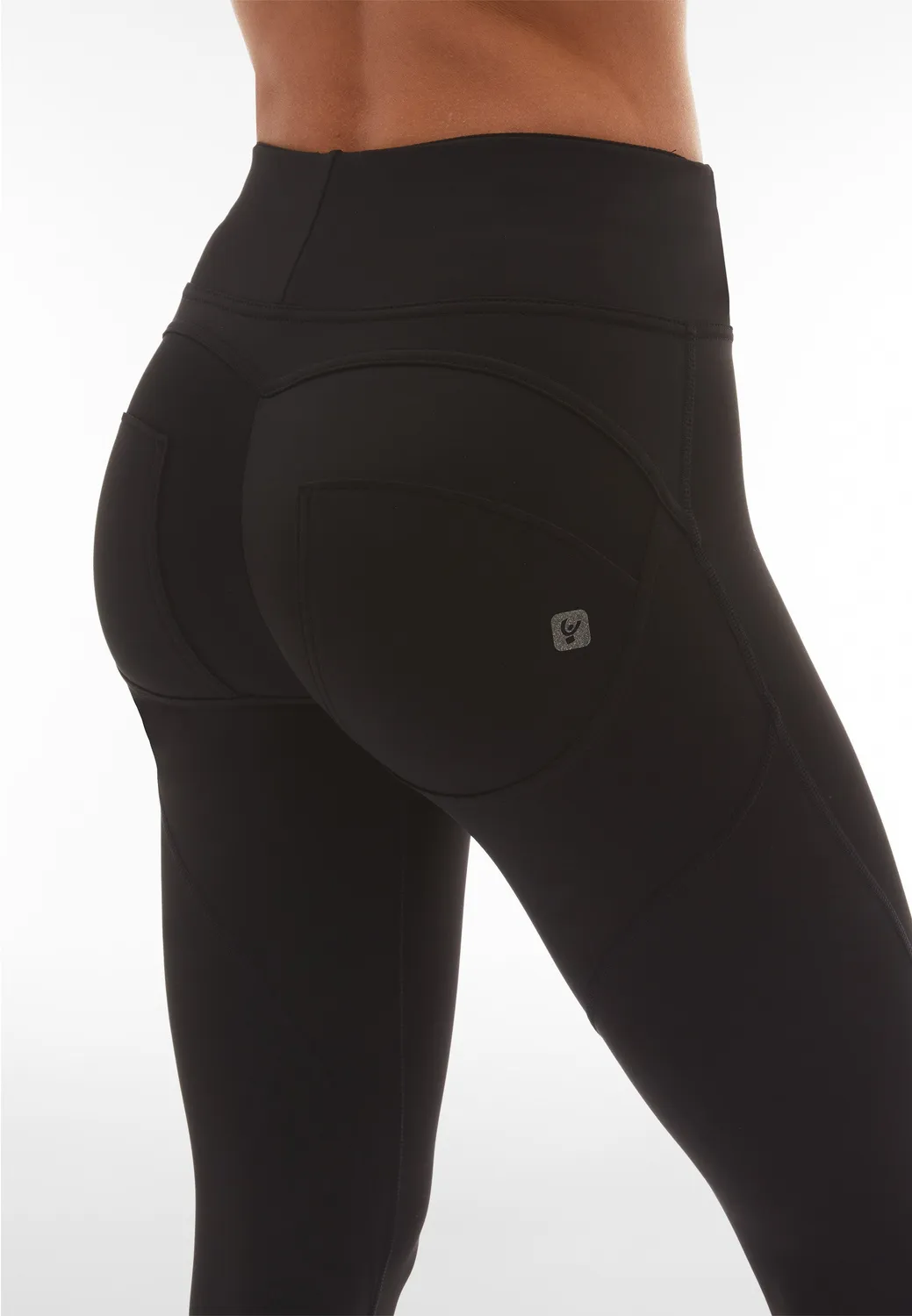 Freddy WR.UP Sport Leggings High Waist Schwarz Taschen
