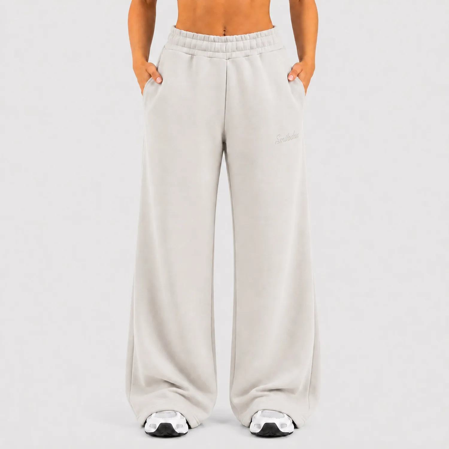 Smilodox Sorea Zadie Jogginghose Damen Schwarz Baumwolle