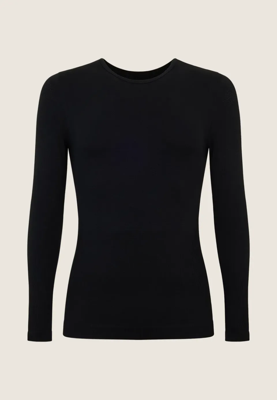 Freddy Thermoshirt Herren Langarm Raglan Schwarz warm