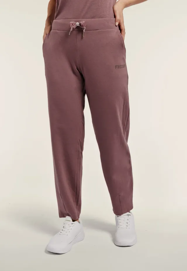 Freddy Damen Sporthose Carrot Fit Schwarz weich