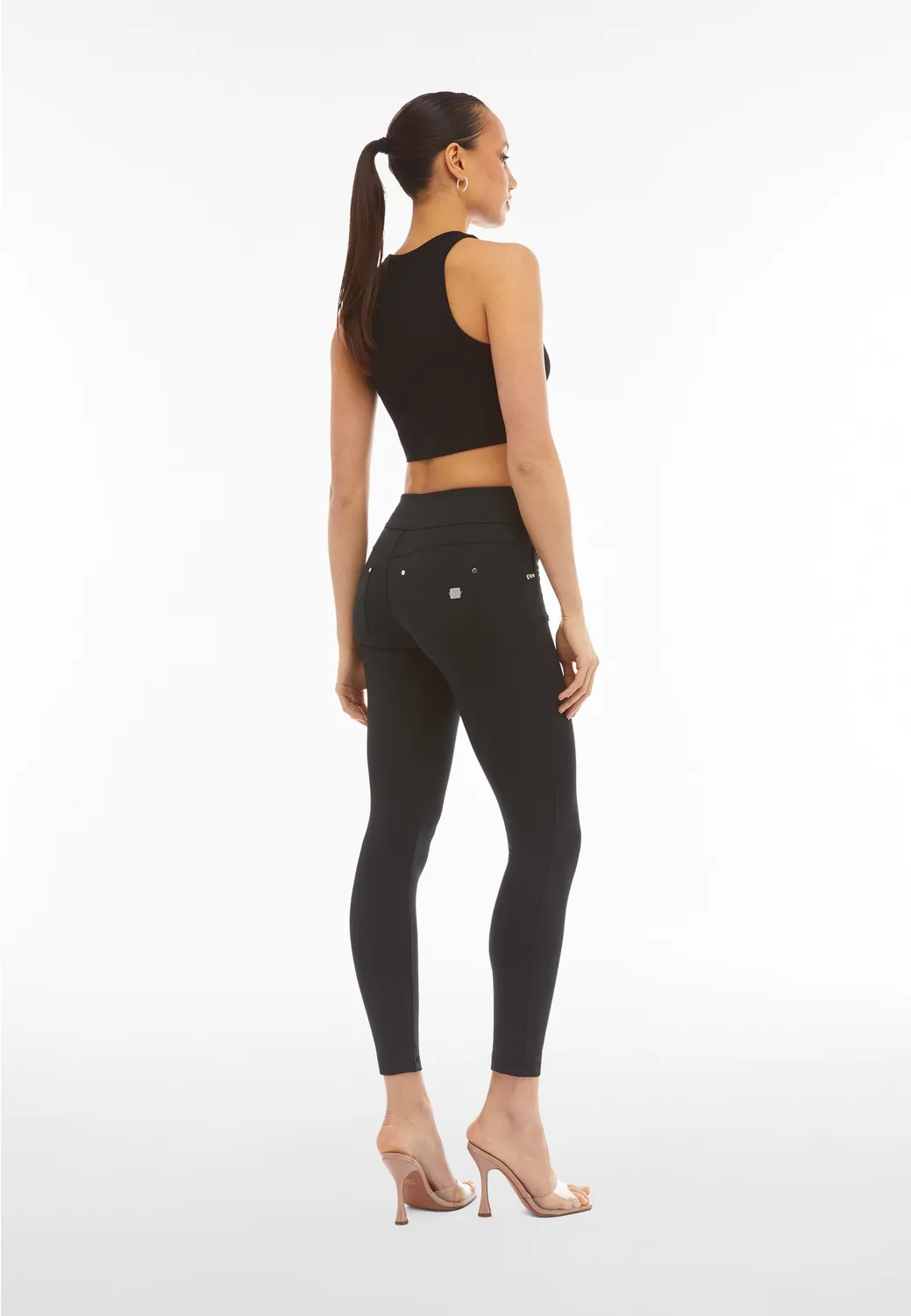 Freddy N.O.W. Hose Damen Skinny D.I.W.O. Schwarz