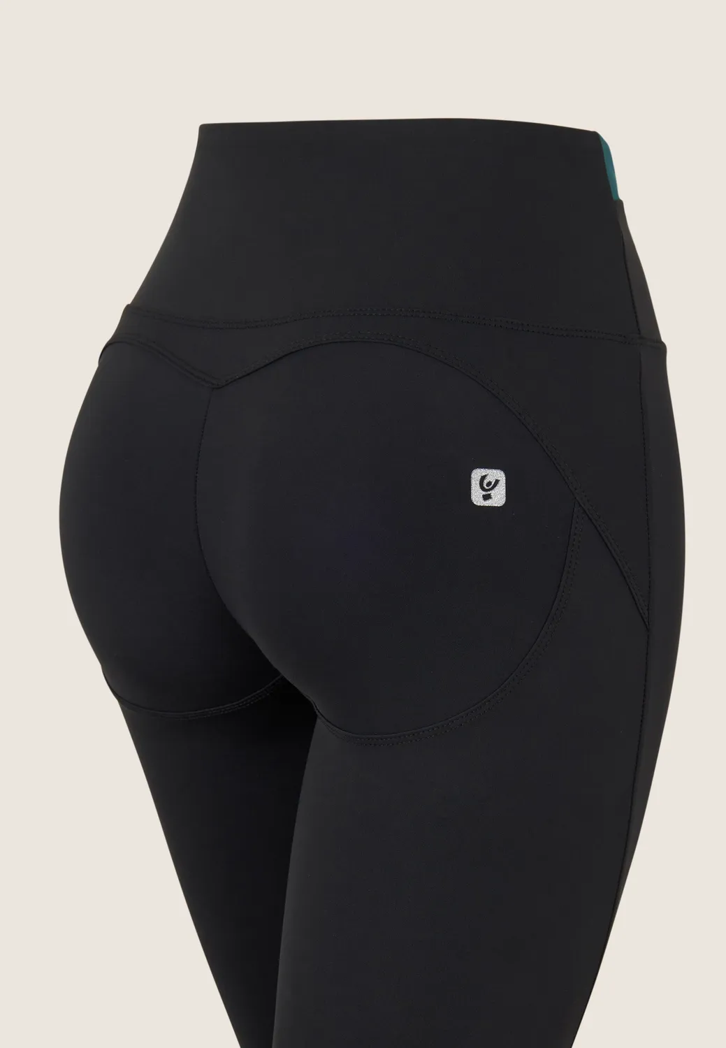 Freddy WR.UP Core Flare Leggings Black hoher Bund blickdicht
