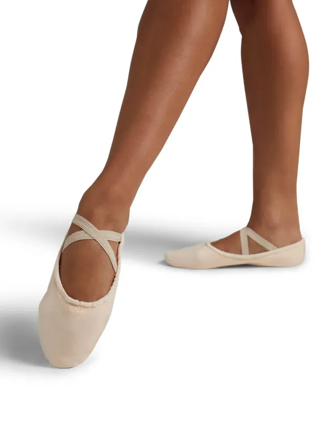 Capezio Cobra U2030 Ballettschläppchen Hellrosa M Canvas