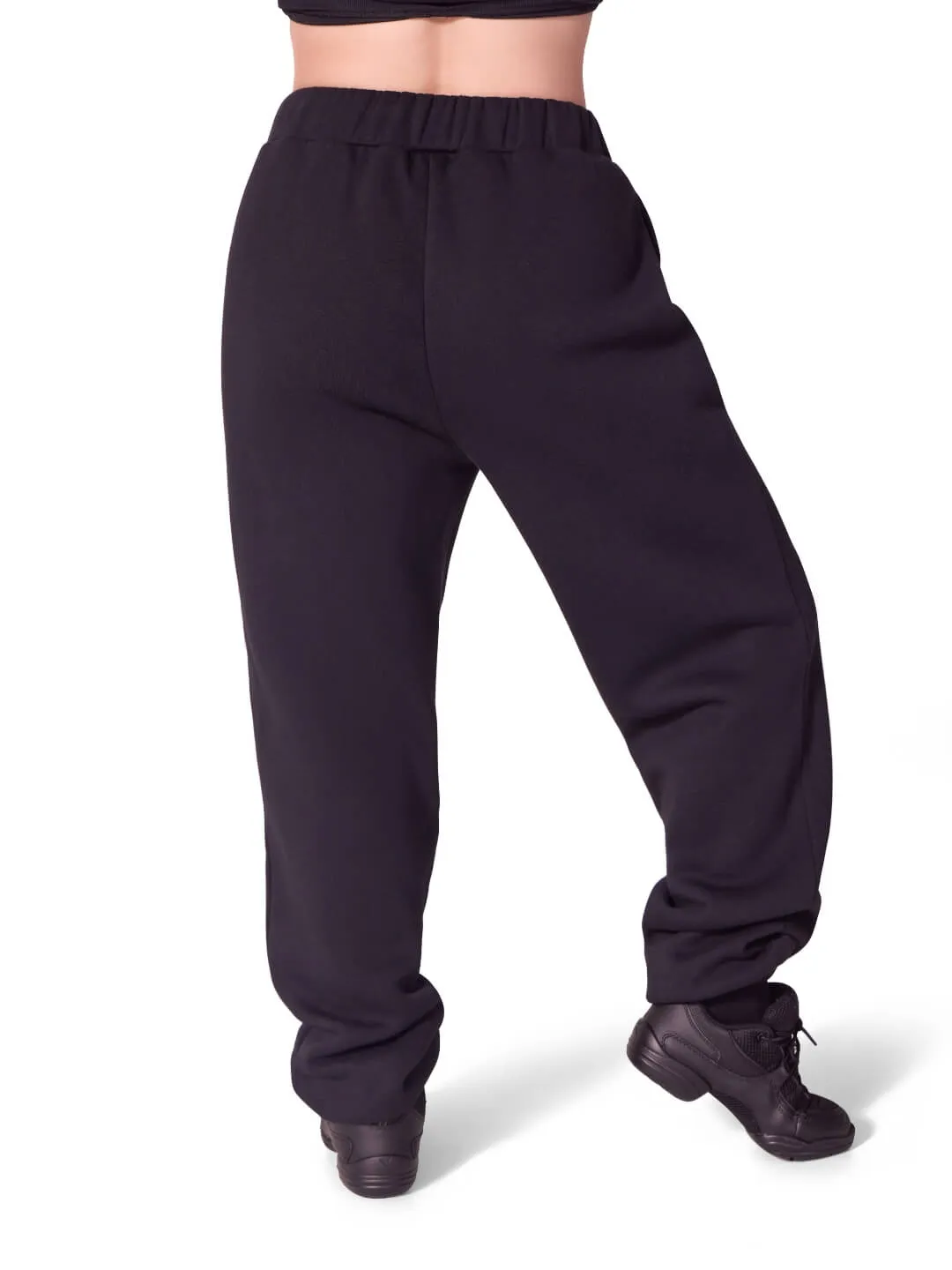 Capezio Jet Setter Momentum F12560W Jogginghose Schwarz Oversize