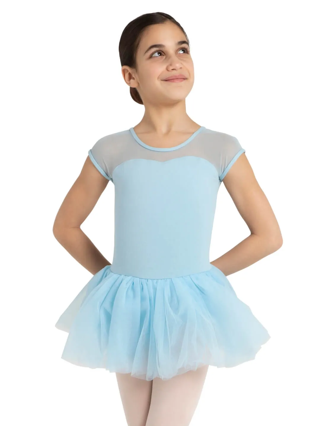 Capezio Keyhole Tutukleid Mädchen Schwarz 3-lagig