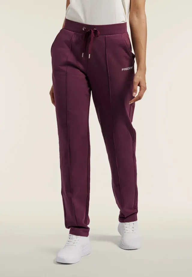Freddy Sporthose Ziernaht Sweat Stretch Nero