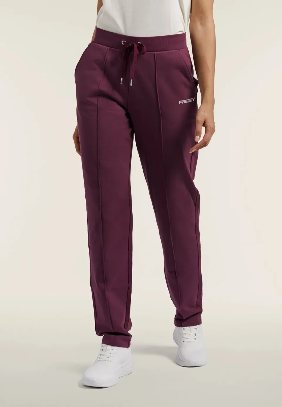 Freddy Sporthose Ziernaht Sweat Stretch Nero