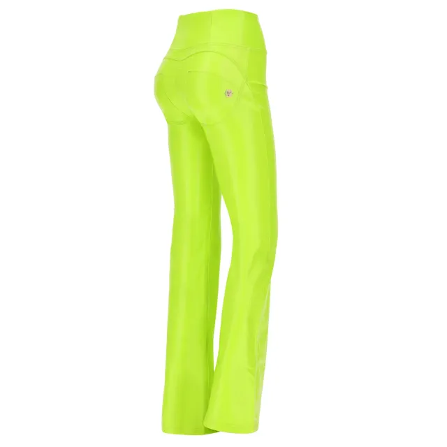 Freddy WR.UP Skinny Hose Lime Similpelle Kroko High-Waist