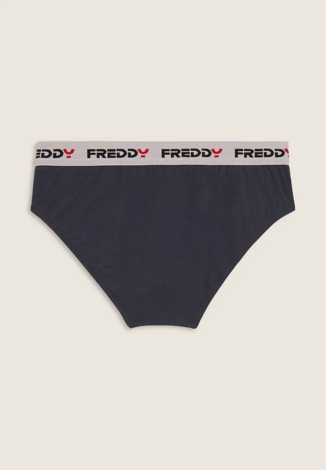 Freddy Jacquard Logo Slip Herren Navy Kontrastbund
