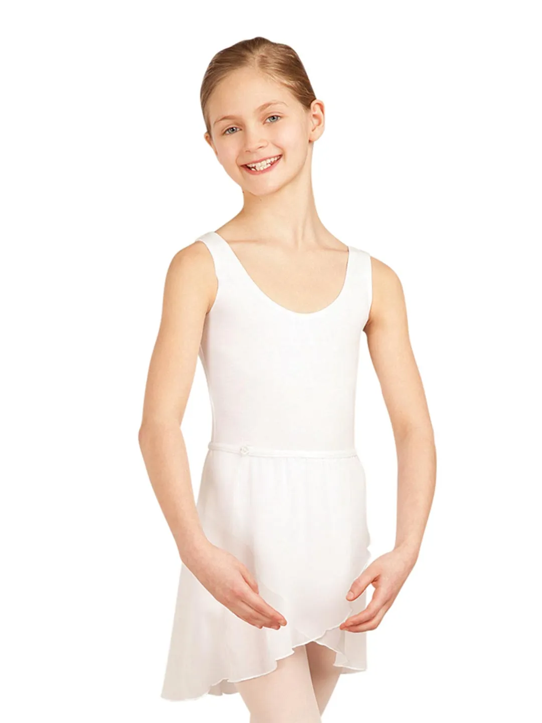 Capezio CAD200C Trägertrikot Mädchen Rosa Gürtel