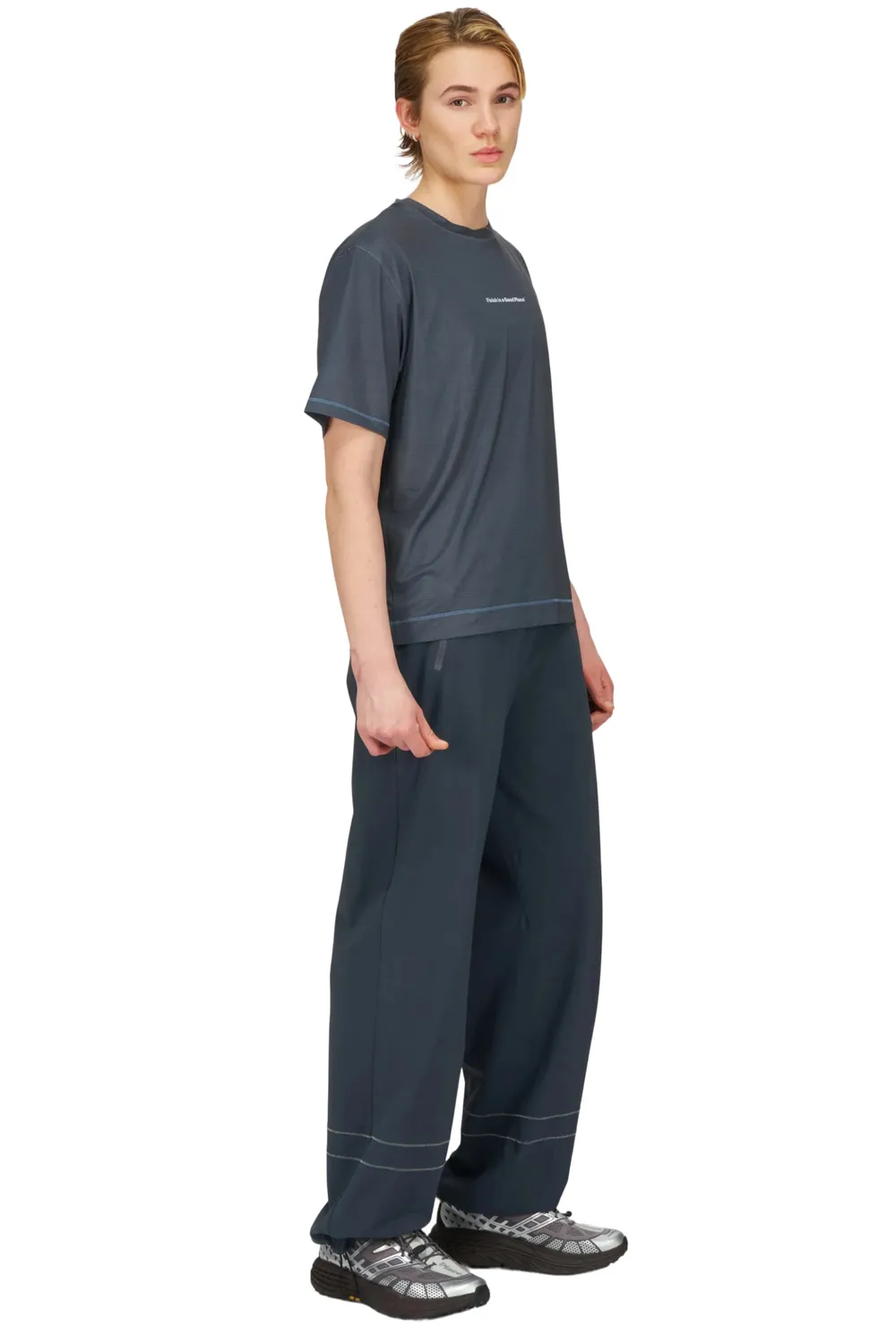 UNNA Everywhere Pants Wide Laufhose blaugrau weit