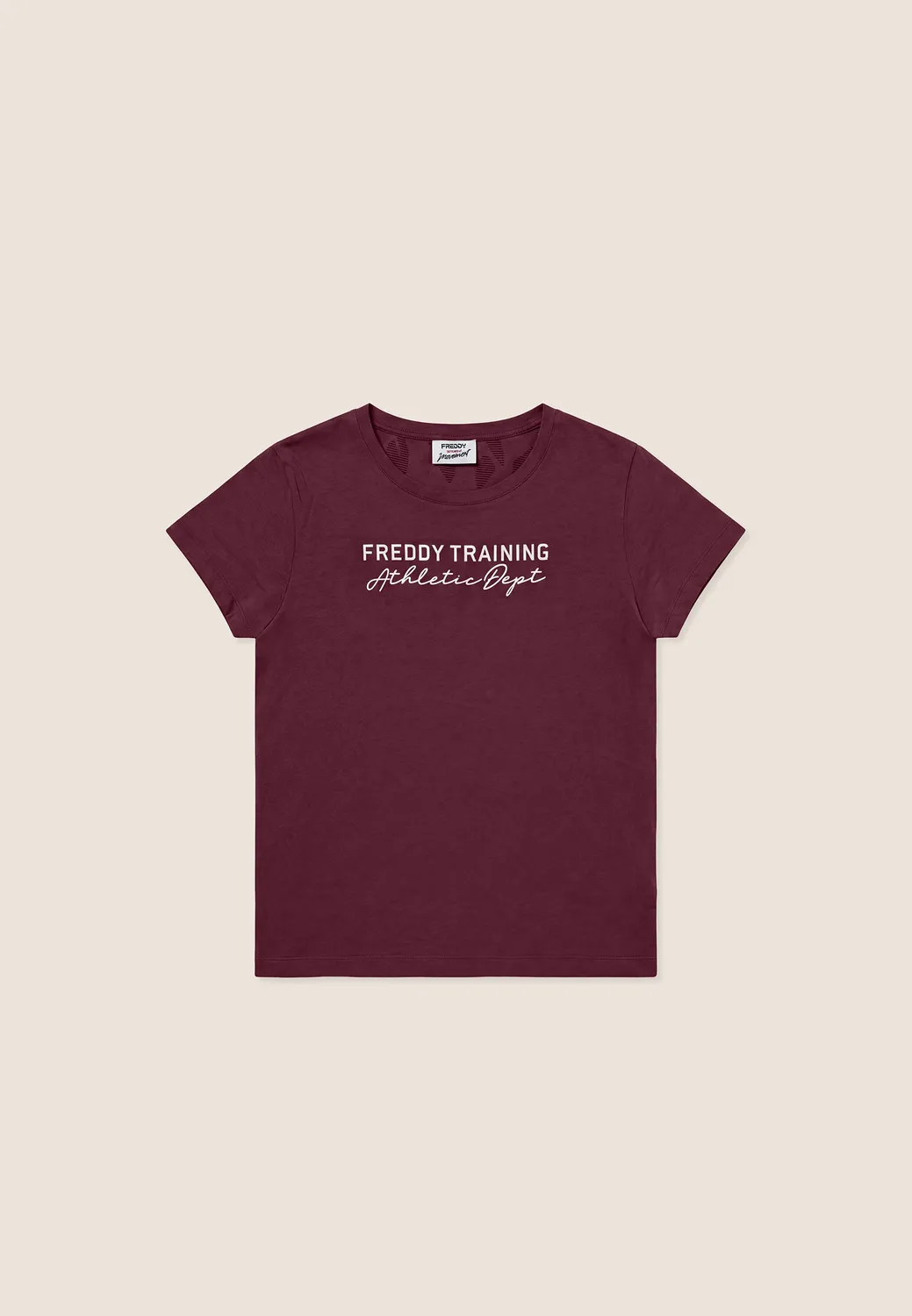 Freddy Regular T-Shirt Damen Baumwolle Schlitze