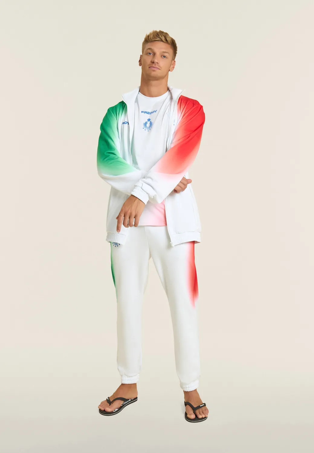 Freddy Beach Volley Italia 2025/26 Jacke Weiß