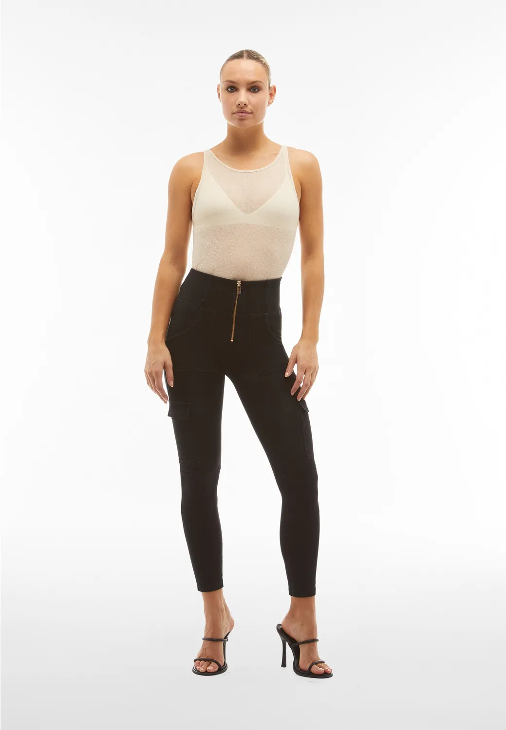 Freddy WR.UP Cargo Jeggings 7/8 Dark Jeans Push-Up