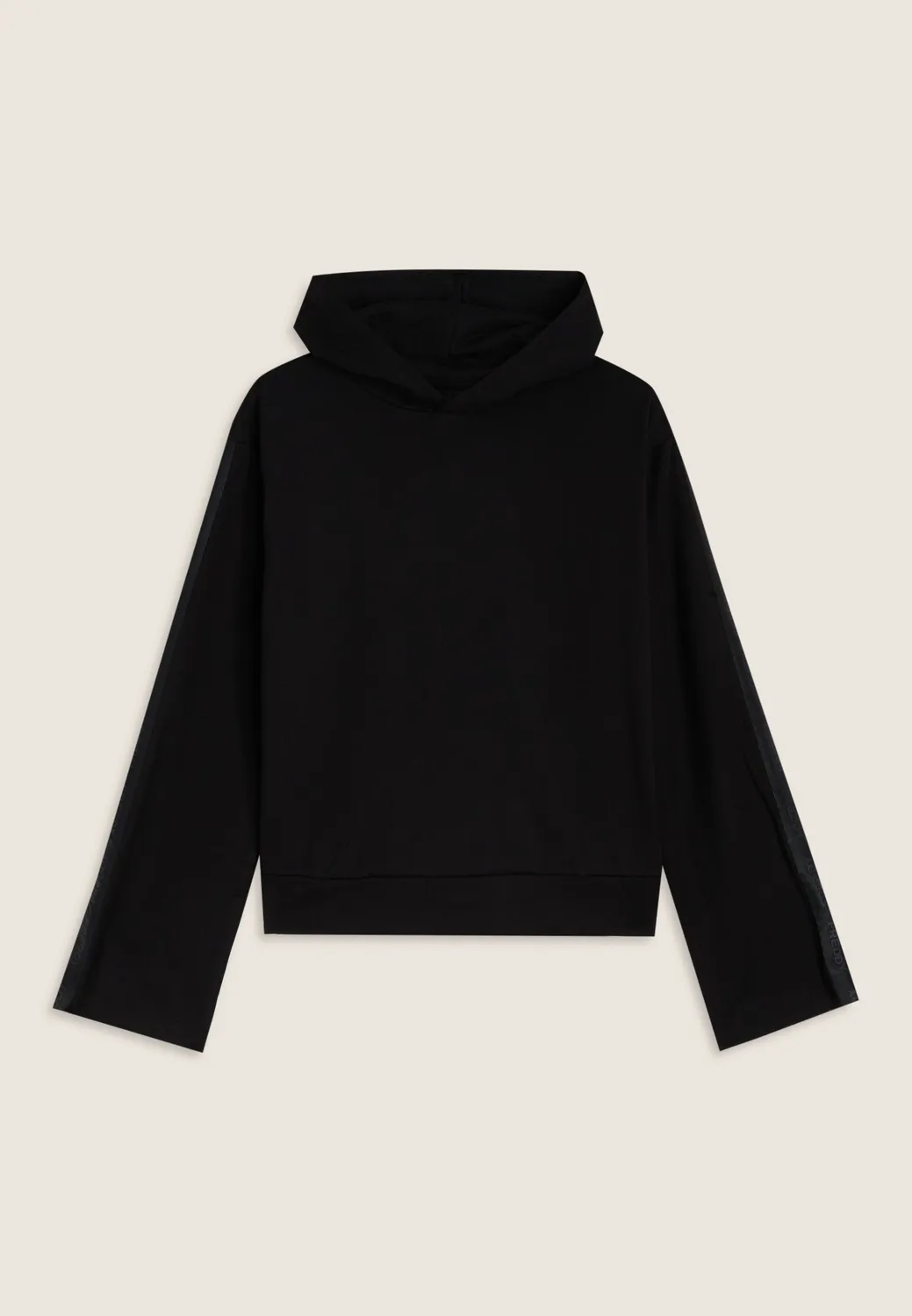 Freddy Hoodie Damen Kapuze Logoband Nero weich