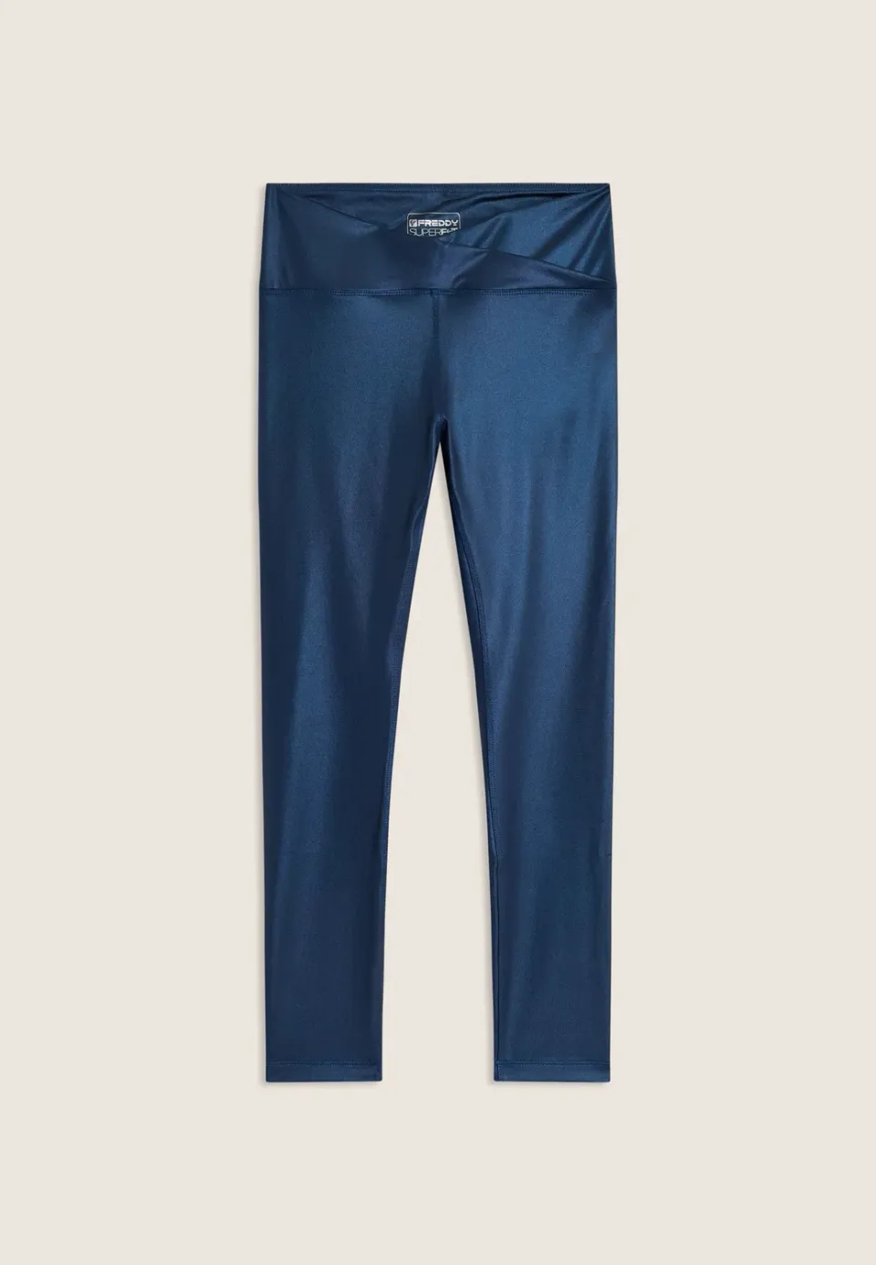 Freddy 7/8 Sportleggings Blau blickdicht